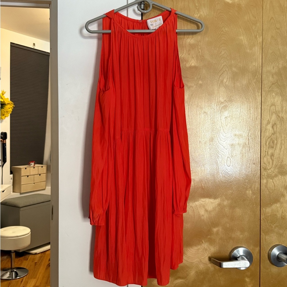 Flowy orange Ramy brook dress